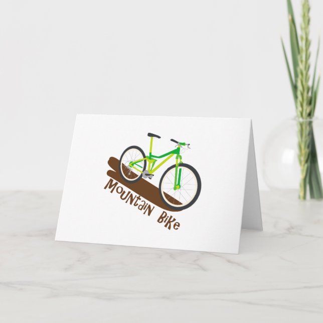 Tarjeta Bicicleta de montaña (Anverso)