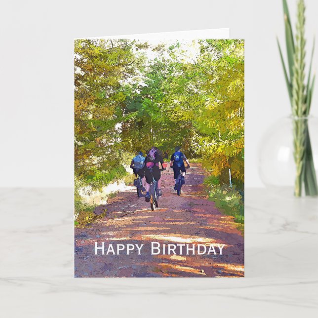 TARJETA BICICLETA DE MONTAÑA (Anverso)