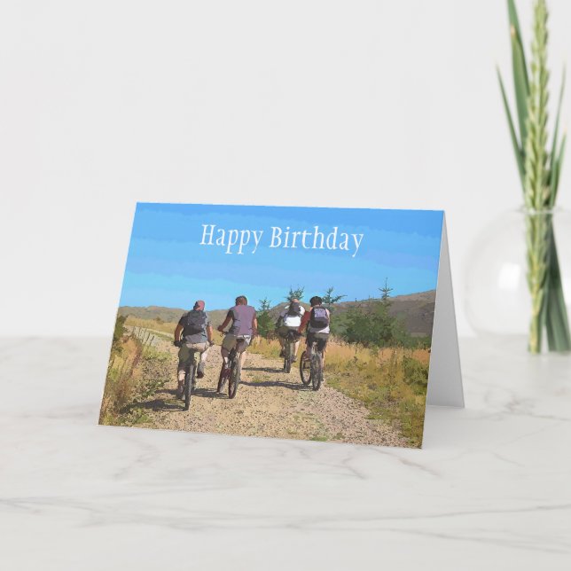 TARJETA BICICLETA DE MONTAÑA (Anverso)