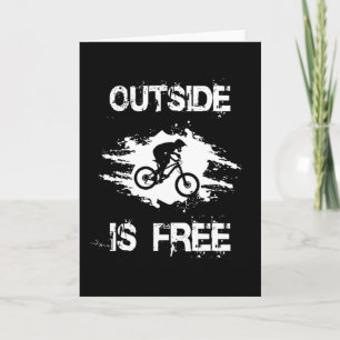 Tarjeta Bicicleta de montaña MTB Bicicleta Bicicleta Gift