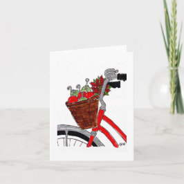 Tarjeta Bicicleta de vacaciones