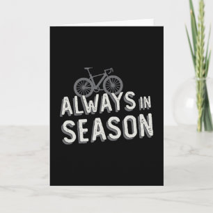 Tarjeta Bicicleta Grasa Siempre En Temporada Biker Lover M