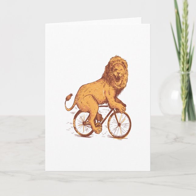 TARJETA BICICLETA LION (Anverso)