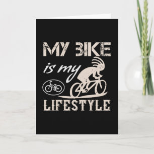 Tarjeta Bicicleta - Mi bicicleta es mi estilo de vida