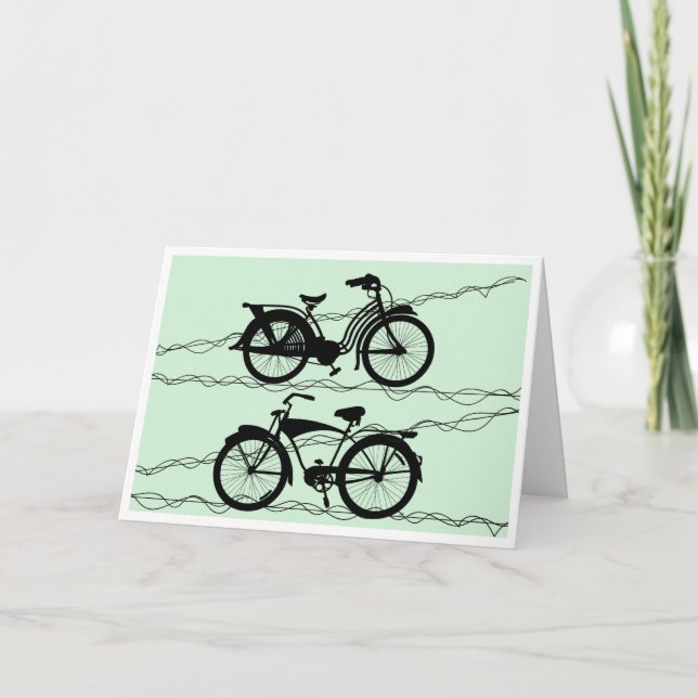 Tarjeta Bicicleta Negro 1 (Anverso)