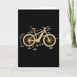 Tarjeta Bicicleta Pedelec para ciclistas Componentes de bi