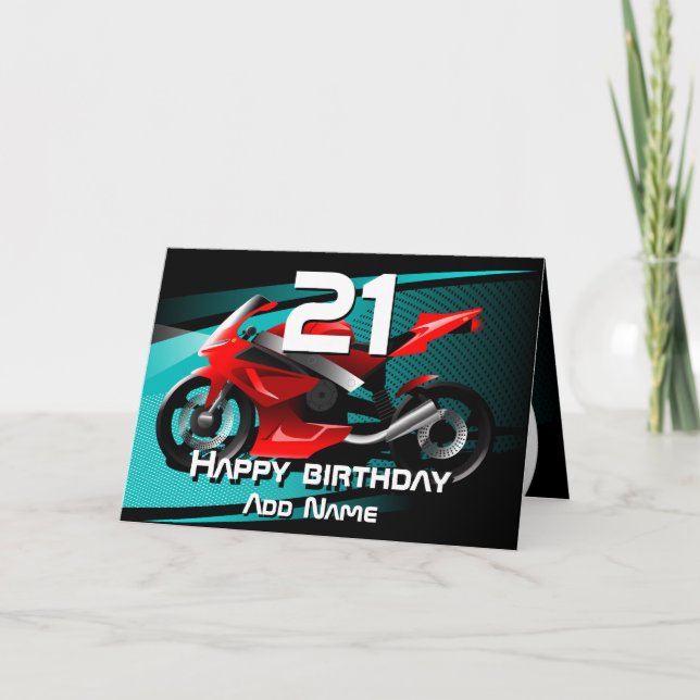 Tarjeta Bicicleta roja (Anverso)