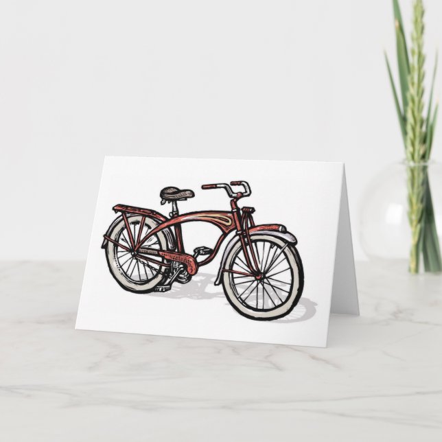 Tarjeta Bicicleta Schwinn Red Phantom (Anverso)