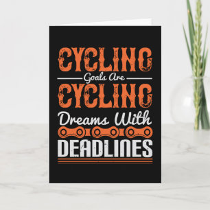 Tarjeta Bicicleta - Sueños de ciclismo con plazos