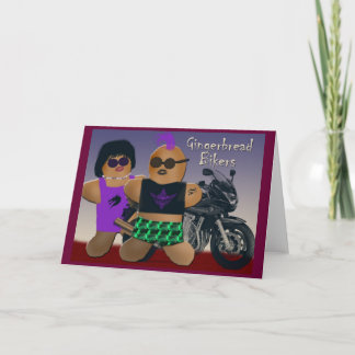 Tarjeta Bicicletas de pan de jengibre