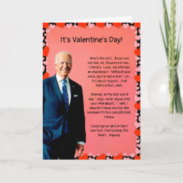Tarjeta Biden de el día de San Valentín