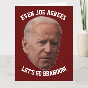 TARJETA BIDEN ESTÁ DE ACUERDO EN IR A BRANDON GRANDES CUAD