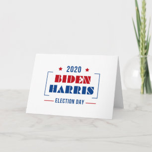 Tarjeta Biden Harris 2020