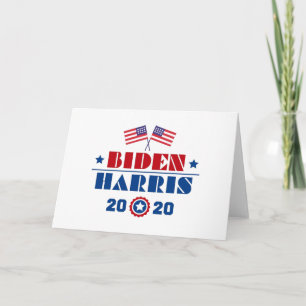 Tarjeta Biden Harris 2020