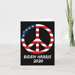 Tarjeta Biden Harris Elección Democracia Bandera Estadouni