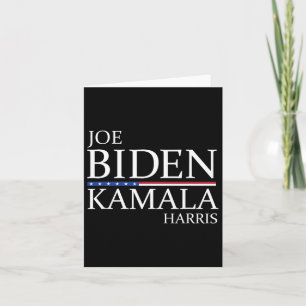 Tarjeta Biden Kamala Harris Demócrata 2024 Biden Harris
