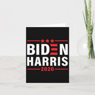Tarjeta Biden Kamala Harris Demócrata por las elecciones d