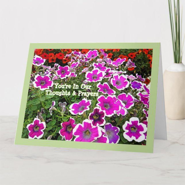 TARJETA BIEN DE GRUPO/FLORAL/SOBRESIZADO (Anverso)