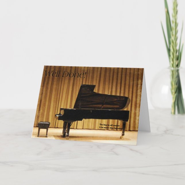 Tarjeta ¡Bien hecho! (Anverso)