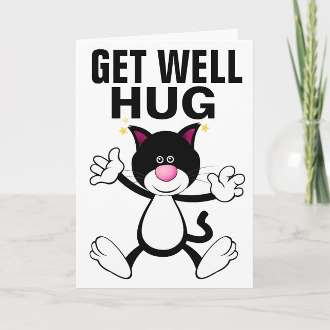 TARJETA BIEN KITTY CAT HUG GREETING CARDS (Anverso)