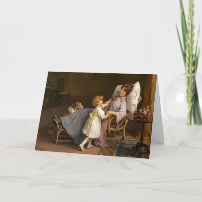 Tarjeta Bien por el fin | Arthur John Elsley (Anverso)