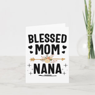 Tarjeta Bienaventurados Regalos De Día de la Madre De Mamá