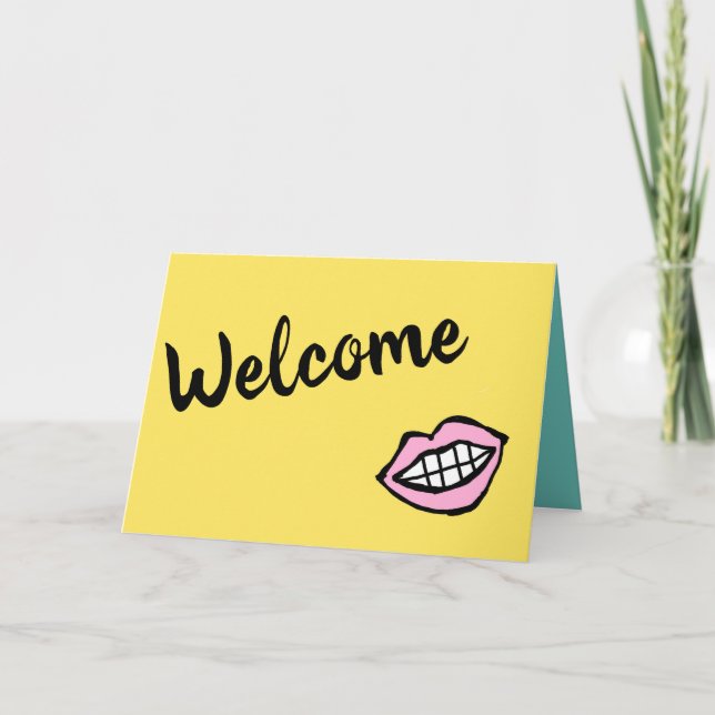 Tarjeta Bienvenida (Anverso)