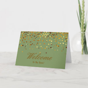 Tarjeta Bienvenida a las elegantes espárragos del Relieve 