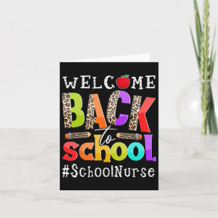 Tarjeta Bienvenida Byck Al Enfermero Escolar Primer Día De