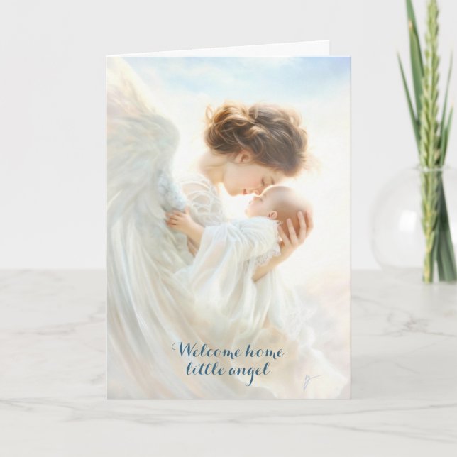 Tarjeta Bienvenida Condolencia en Casa (Anverso)