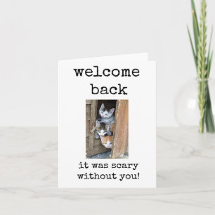 Tarjeta Bienvenida De Nuevo, Fue Temiente Sin Ti