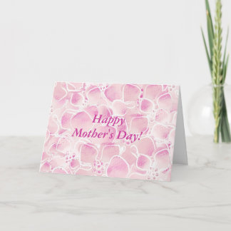 Tarjeta Bienvenida del Día de la Madre en florecimiento de