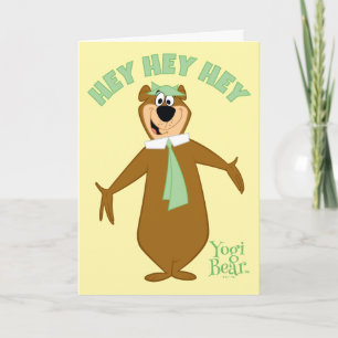 Tarjeta Bienvenida del oso Yogi