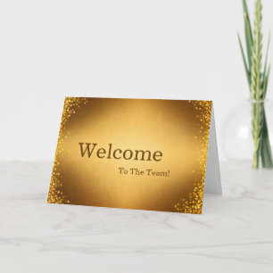 Tarjeta Bienvenida elegante y sencilla personalizada