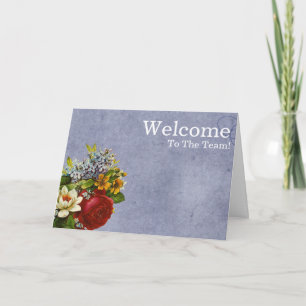 Tarjeta Bienvenida elegante y sencilla personalizada