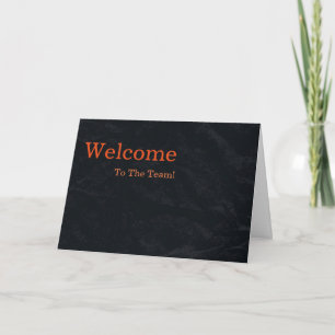 Tarjeta Bienvenida elegante y sencilla personalizada