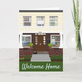 Tarjeta Bienvenida para calentar la casa