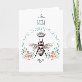 Tarjeta Bienvenida Reina del Día de la Madre