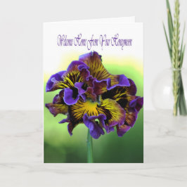 Tarjeta Bienvenido a casa de tu luna de miel