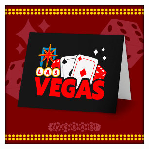 Tarjeta Bienvenido a Fabuloso Las Vegas Letrero de Las Veg
