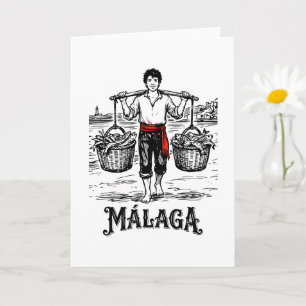 Tarjeta Bienvenido a Málaga 5: El Cenachero