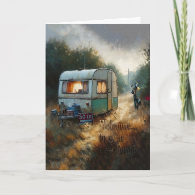 Tarjeta Bienvenido a su nueva casa (Anverso)