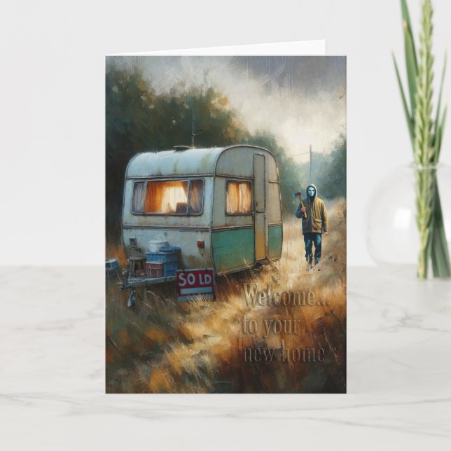 Tarjeta Bienvenido a su nueva casa (Anverso)