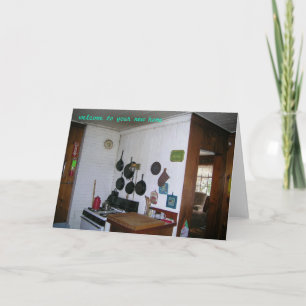 Tarjeta Bienvenido a su nueva casa