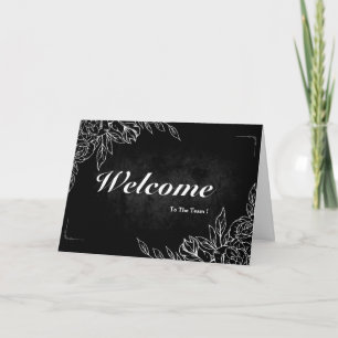 Tarjeta Bienvenido Al Equipo