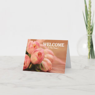Tarjeta Bienvenido Al Equipo