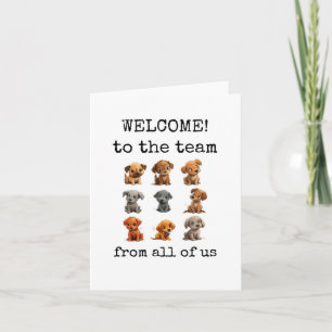 Tarjeta Bienvenido al Equipo, De Todos Nosotros