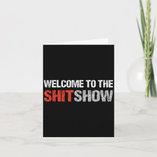 Tarjeta Bienvenido al Show _ Humor Profano