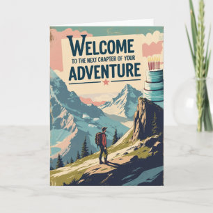 Tarjeta Bienvenido al siguiente capítulo - Tema de aventur
