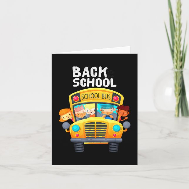 Tarjeta Bienvenido De Vuelta A La Escuela Me Encanta Mi Es (Anverso)